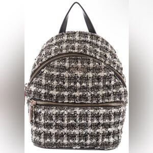 kate spade Black and White Tweed Mini Backpack